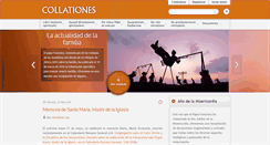 Desktop Screenshot of collationes.org