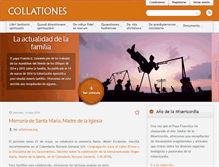 Tablet Screenshot of collationes.org